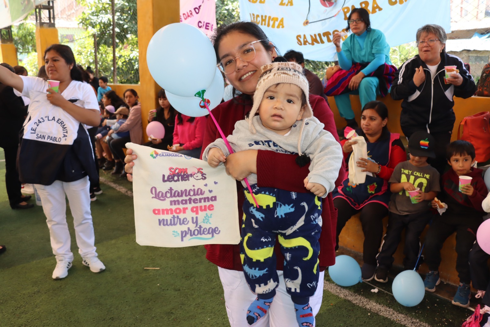 Se lanzó la Semana de la Lactancia Materna en Cajamarca